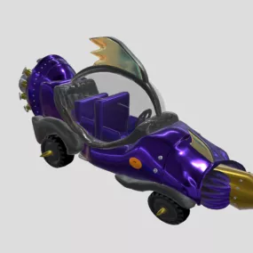 Dick Dastardly Racing Car 3d model