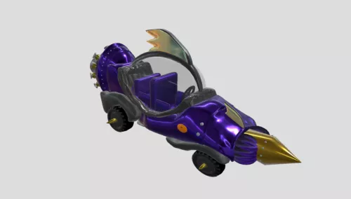Dick Dastardly Racing Car 3d model Dick Dastardly Racing Car 3d model