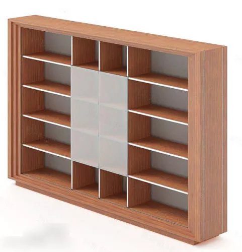 Wooden Display Cabinet V1 3d model Wooden Display Cabinet V1 3d model