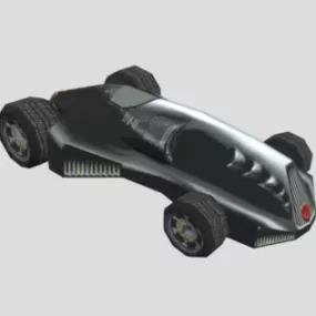 Futuristic Racing Car 3d model