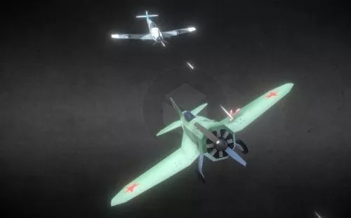 Aircraft Fighting Messerschmitt Polikarpov 3d model Aircraft Fighting Messerschmitt Polikarpov 3d model