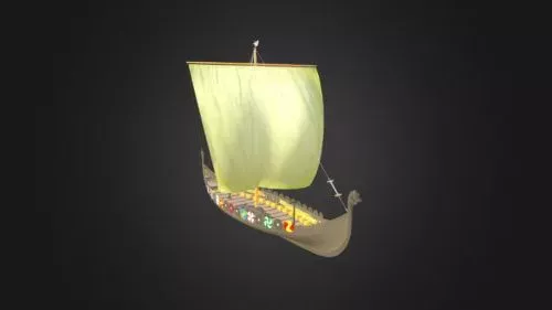 Fishing Trawler Ship 3d model