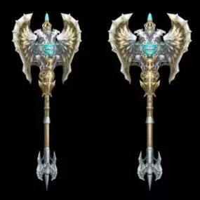Eagles Battle Axe Weapon 3d model