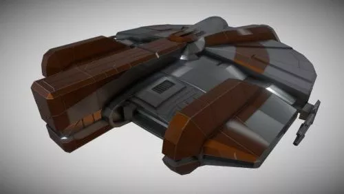American Scifi Space Shuttle 3d model