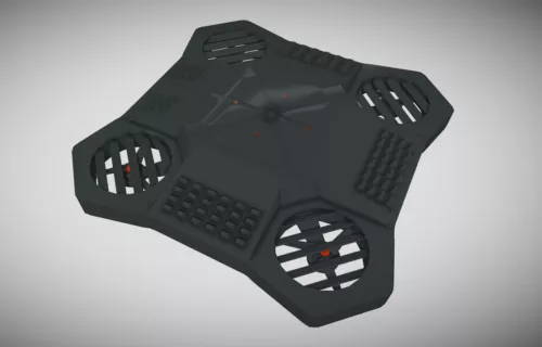 Echo Drone Vehicle 3d model Echo Drone Vehicle 3d model