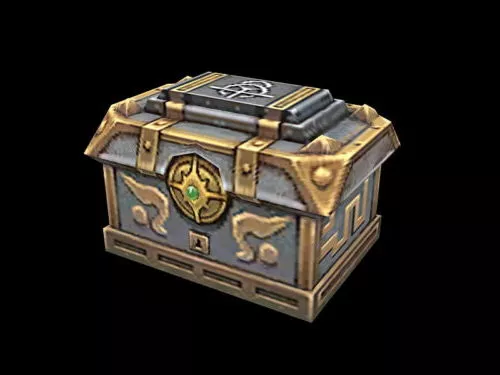Cardboard Box With Text 3d model