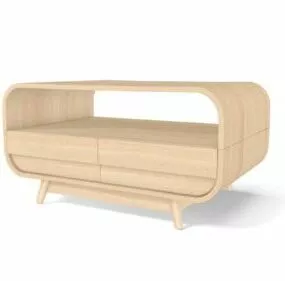 Compact Tv Unit Stand 3d model