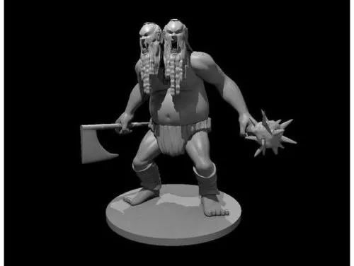 Defender Warrior Fighting With Dark Sword 3d model
