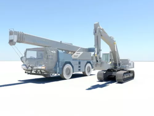 Technic Construction Crane 3d model