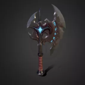 Fantasy Axe Weapon 3d model