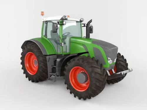 Heavy Farm Tractor V1 3d model Heavy Farm Tractor V1 3d model