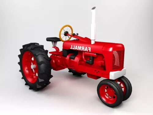 Backhoe Loader 3d model