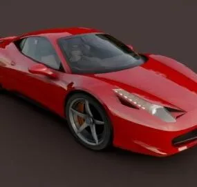 Italia Ferrari 458 Car 3d model