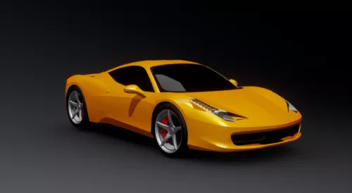 Ferrari F430 Spider Car 3d model