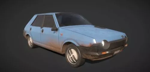 Fiat Punto Hatchback 3d model