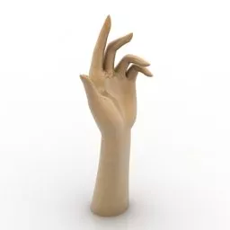 Figurine Hand Sculpt 3d model