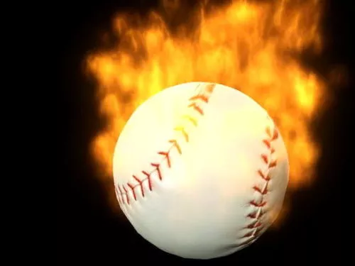 Fire Baseball Effect 3d model Fire Baseball Effect 3d model