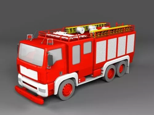 Fire Extinguisher Medium Size 3d model