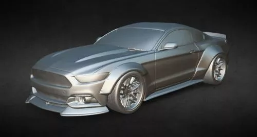 Ford Mustang Concept Design 3d model Ford Mustang Concept Design 3d model