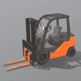 Realistic Forklift 3d model