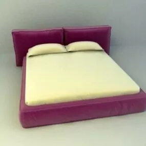 Fully Cushion Bed Furniture 3d model