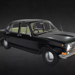 Gaz Volga Car 3d model