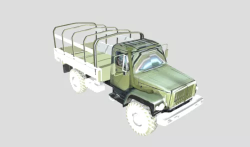 Zombie Truck 3d model