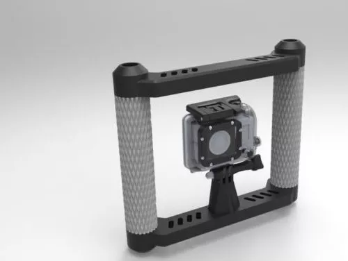 Go Pro Fig Rig Printable 3d model Go Pro Fig Rig Printable 3d model