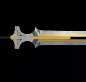Great Sword Gaming Battle Weapon 3d model