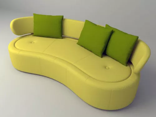 Green Sofa Furniture 3d model Green Sofa Furniture 3d model