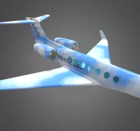 Gulfstream G600 Airplane 3d model