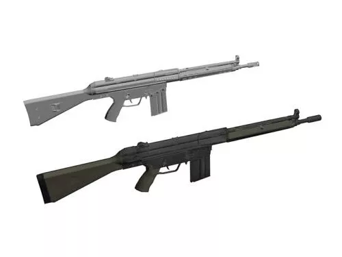 Sniper Riffle Sof Force 3d model