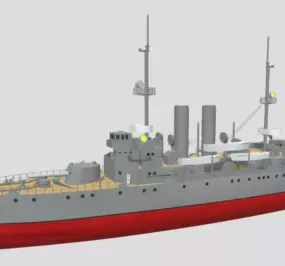 Ship Norge 3d model