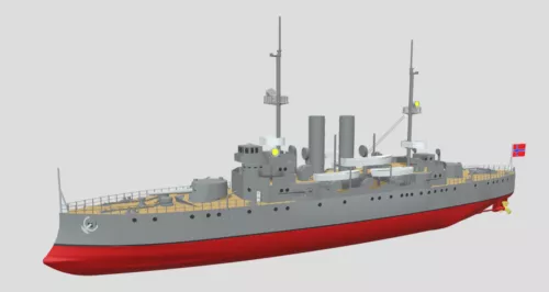 Classic Sailing Ship 3d model