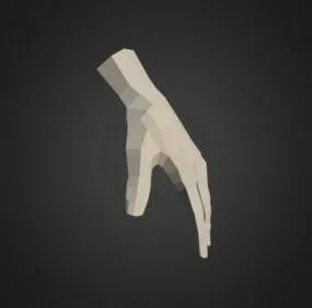 Hand Lowpoly 3d model