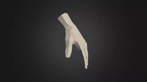 Hand Lowpoly 3d model Hand Lowpoly 3d model