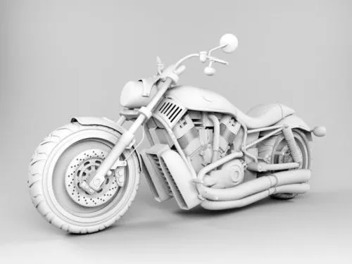 Cb77 Honda Motorcycle 3d model