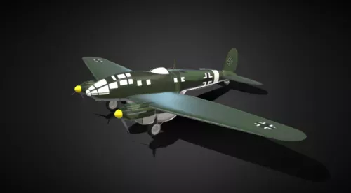 Boing B36 Airplane 3d model