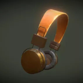 Classic Headphones 3d model