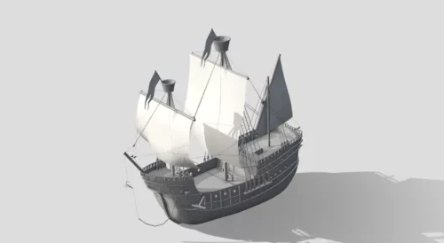Titan Cargo Spaceship 3d model