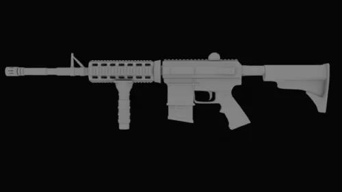 Sawed-off Shotgun V1 3d model