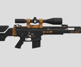 Hive Sniper Gun 3d model