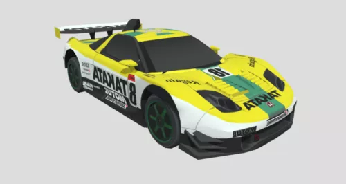 Honda Racing Car 3d model Honda Racing Car 3d model
