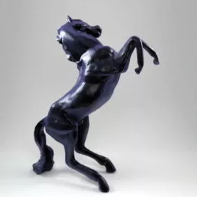 Desk Horse Sculpture 3d model
