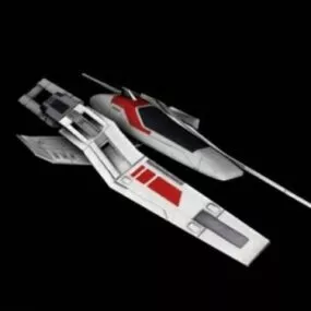 Human Star Fighter 3d model