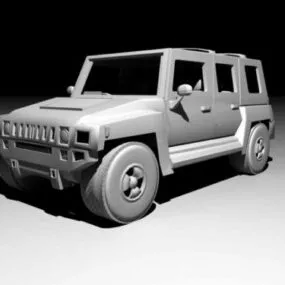 Hummer H1 Sport Truck 3d model