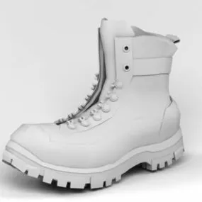 Hunting Boot Shoe 3d model