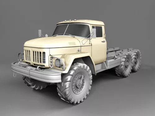 Sdkfz9 Military Truck 3d model