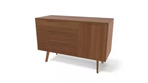 Vintage Dressing Sideboard Table 3d model