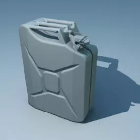 Plastic Jerrycan Container 3d model